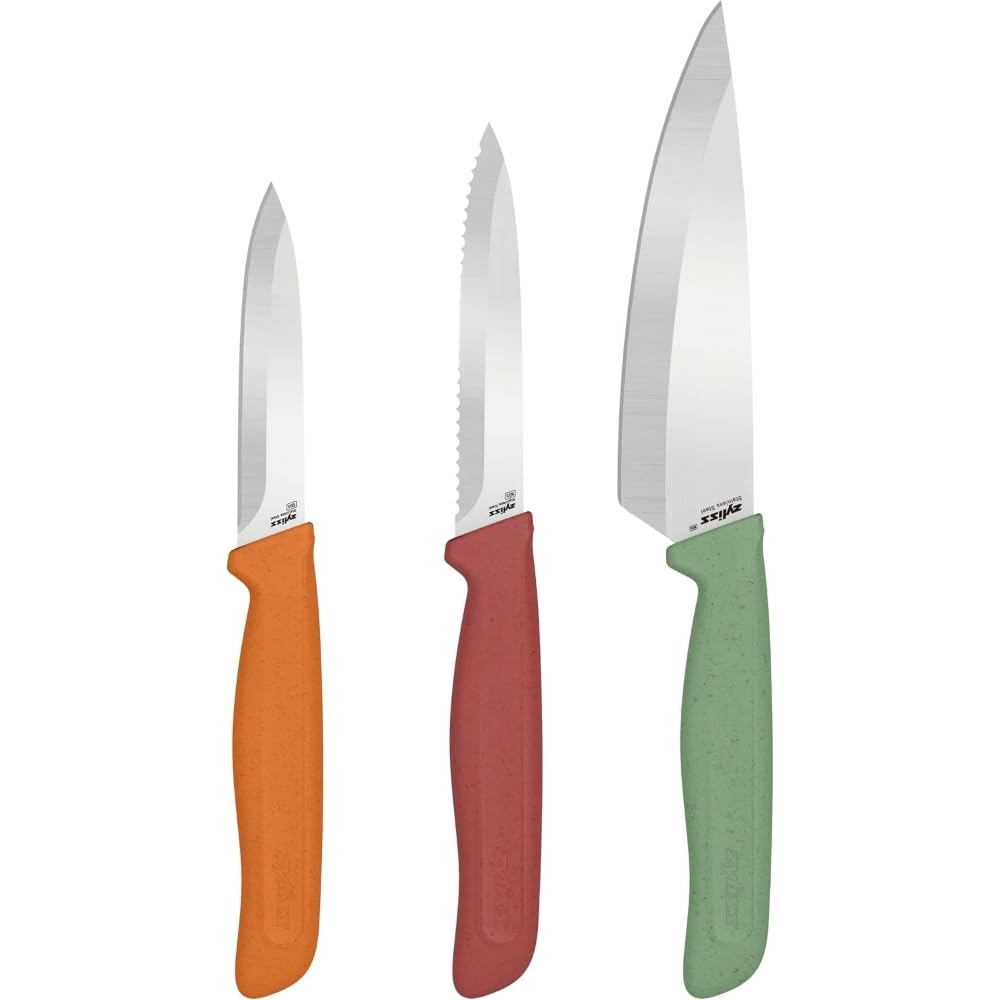 Amazon.com: Zyliss Classic 3 Piece Knife Set, Sharp Stainless